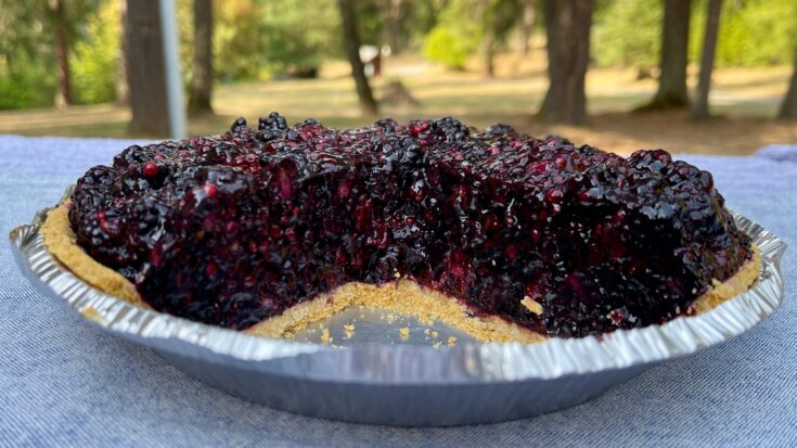 No-Bake Blackberry Pie